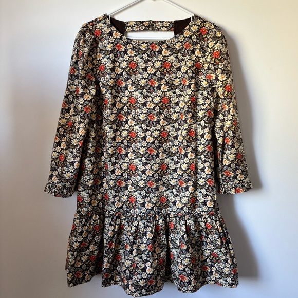 NWT Free People The Avenue Floral Patterned Mini Dress with Ruffle Hem - Picture 8 of 14